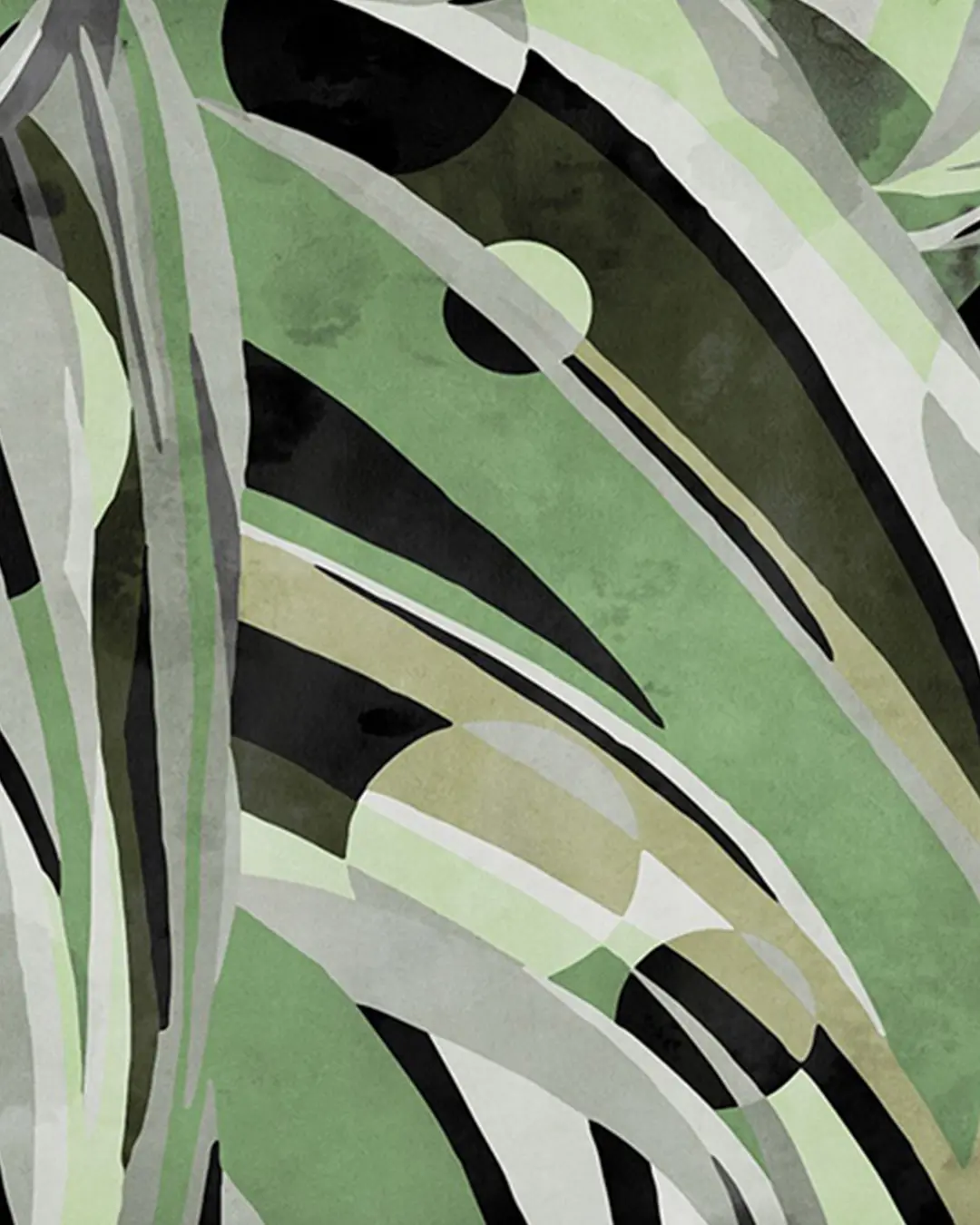 JANGAL FOR WALLPEPPER GROUP, NOMASS, WALLPAPER, CARTA DA PARATI, VERDE, TROPICALE,
